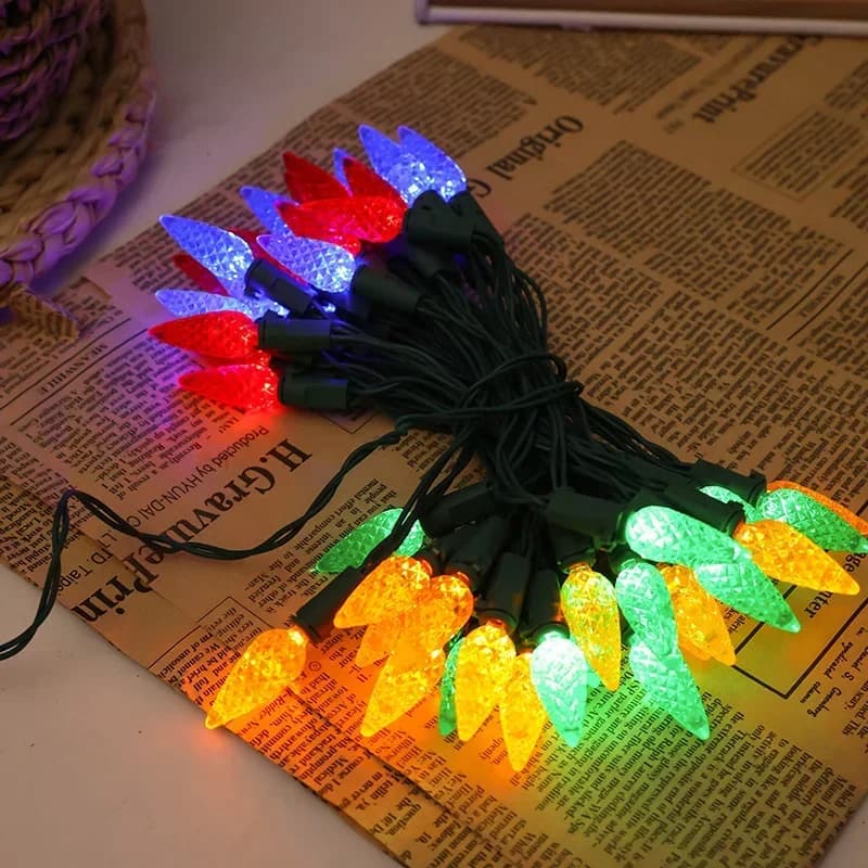 Waterproof Christmas Strawberry LED String Lights