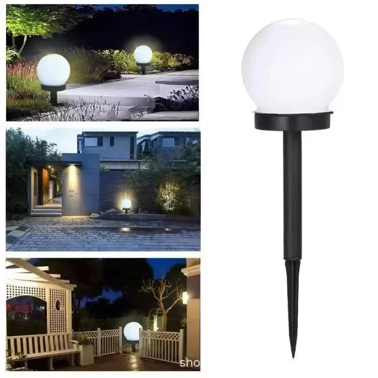 Solar Powered Waterproof LED Ball Light for Garden