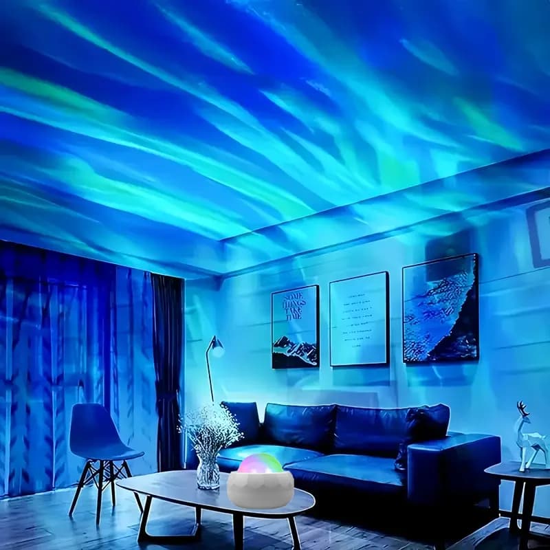 Aurora Projector LED Night Light with Remote