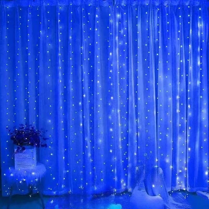 USB Copper Wire Curtain String Lights with Remote Control