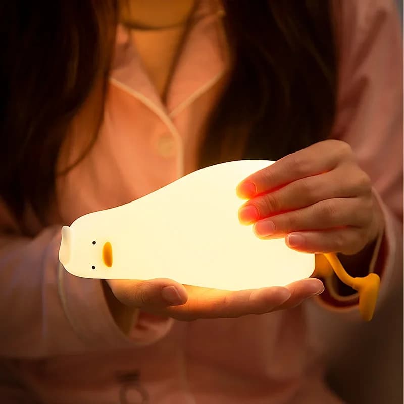 Rechargeable Silicone Duck Night Light