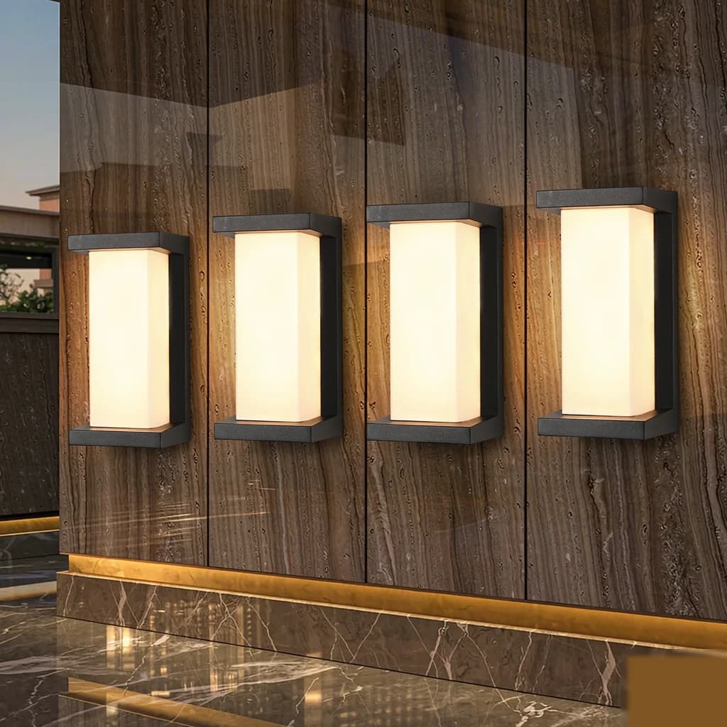 Waterproof Motion Sensor LED Outdoor Wall Sconce