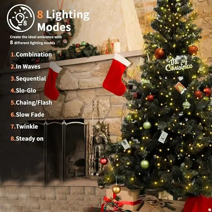 LED Ring Christmas Tree Topper, 1.5m-3m