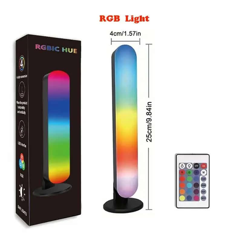 USB Rechargeable RGB Music Rhythm Pickup Light