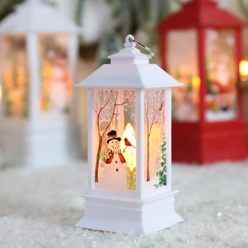 Mini LED Candle Lantern Night Light, Halloween Decor