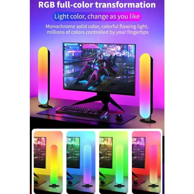 Dimmable LED Tube Ambient Light with Remote