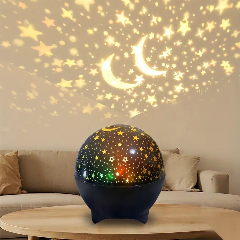 Mini USB Star Projector Night Light, 7 Color Modes