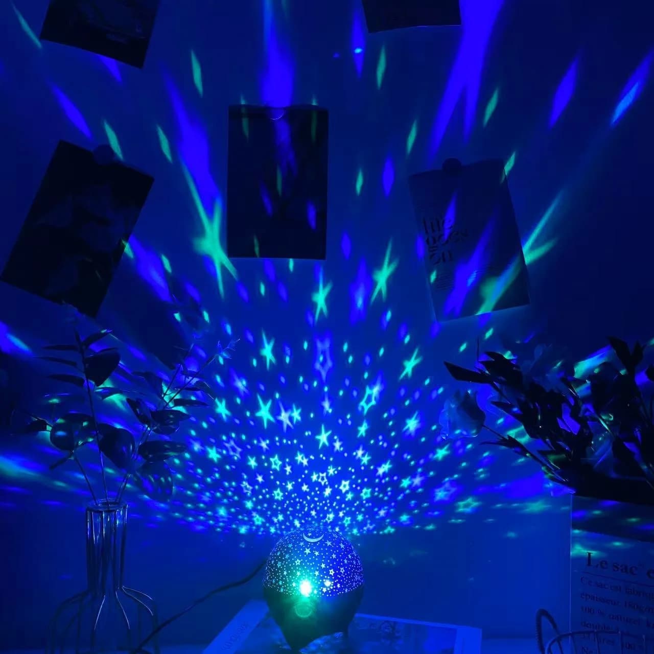 RGB Starry Night Projection Lamp, USB Power