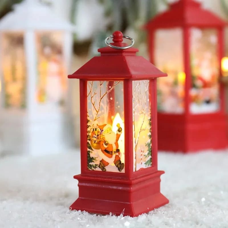 Mini LED Candle Lantern Night Light, Halloween Decor