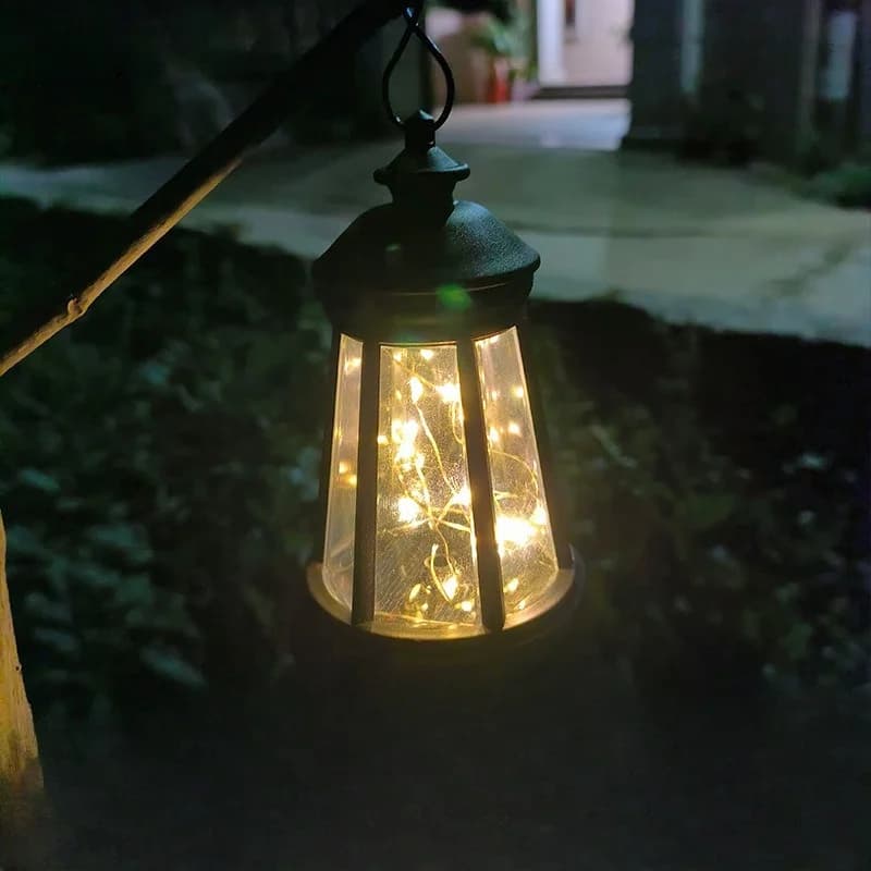 Waterproof Solar LED Lantern String Lights