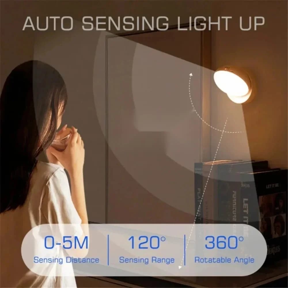 Rechargeable Motion Sensor LED Wall Night Light