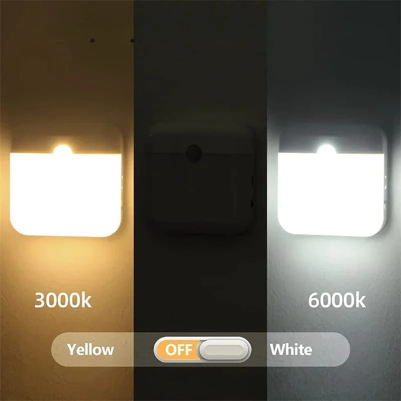 Rechargeable LED Motion Sensor Induction Night Light
