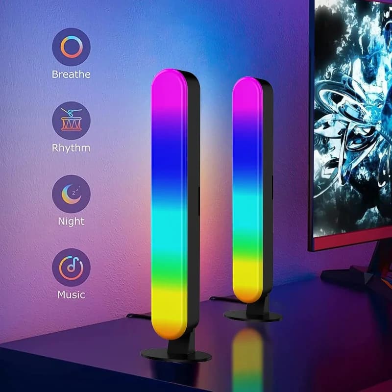 Dimmable LED Tube Ambient Light with Remote