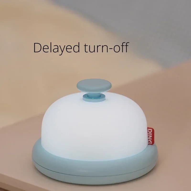 Bell Shaped LED Table Lamp with Timer, Warm White