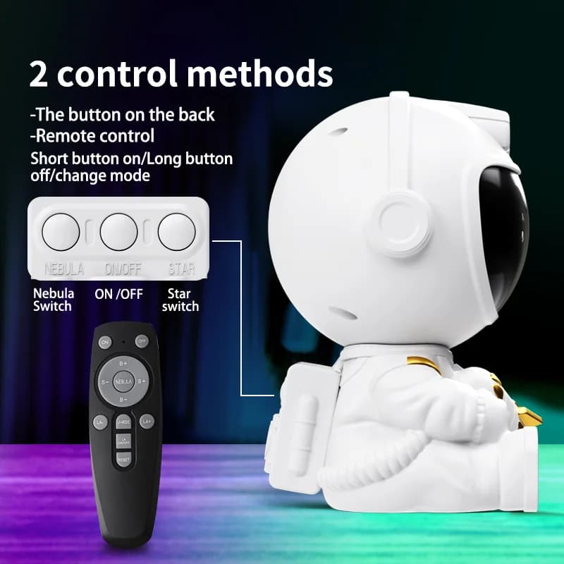 Astronaut Starry Sky LED Projector, Ceiling Atmosphere Lamp