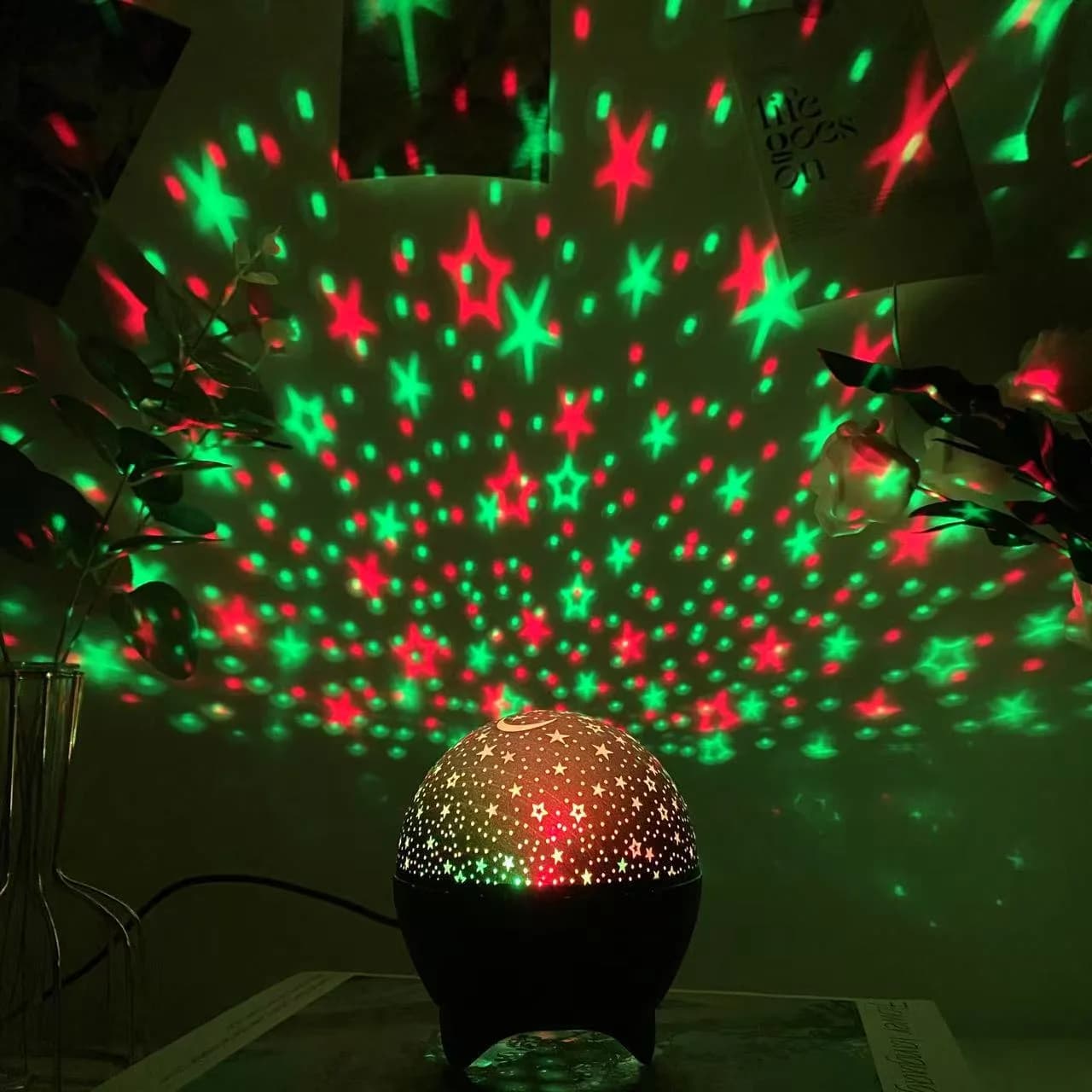 Galaxy and Moon Starry Sky Projector Light