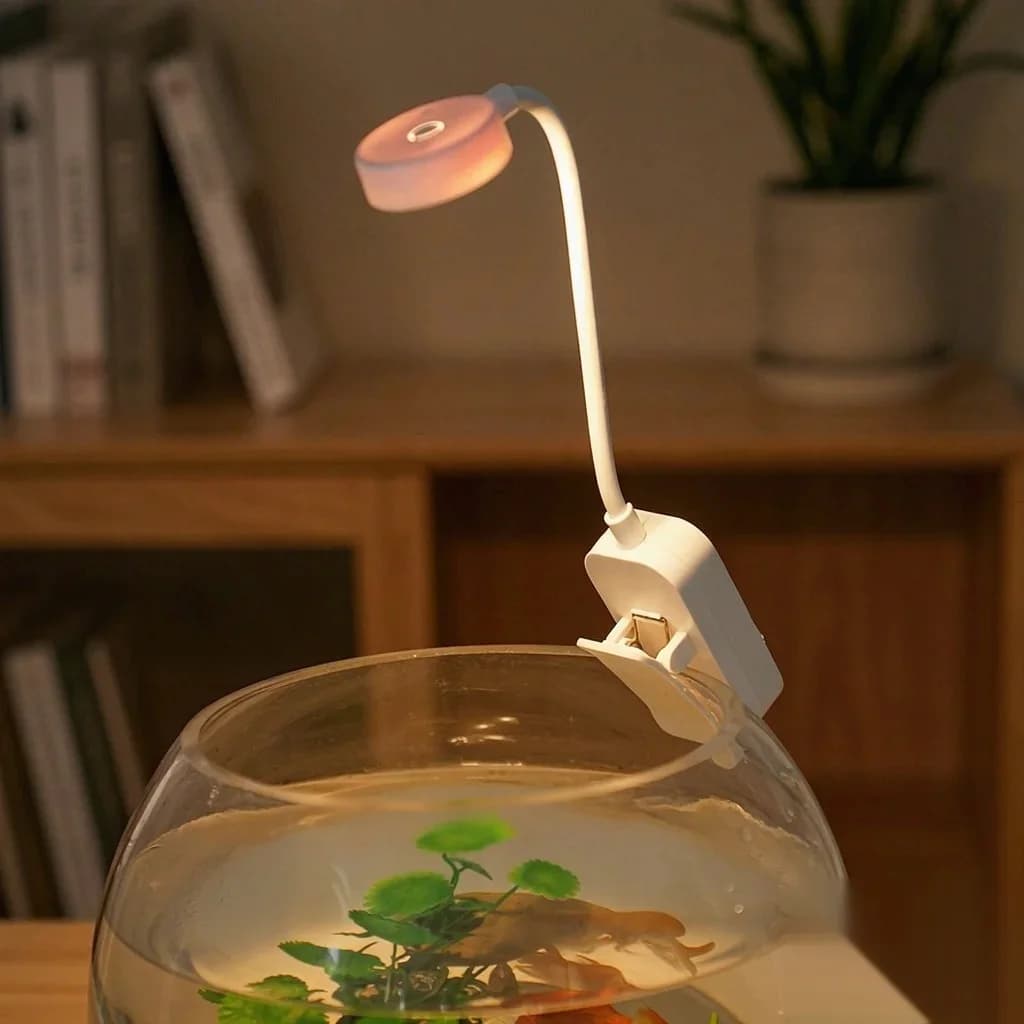 Battery Operated Dimmable LED Clip Reading Light